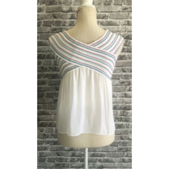 NWT RAMY BROOK WHITE CHARLEY TOP SIZE MEDIUM - Picture 2 of 5